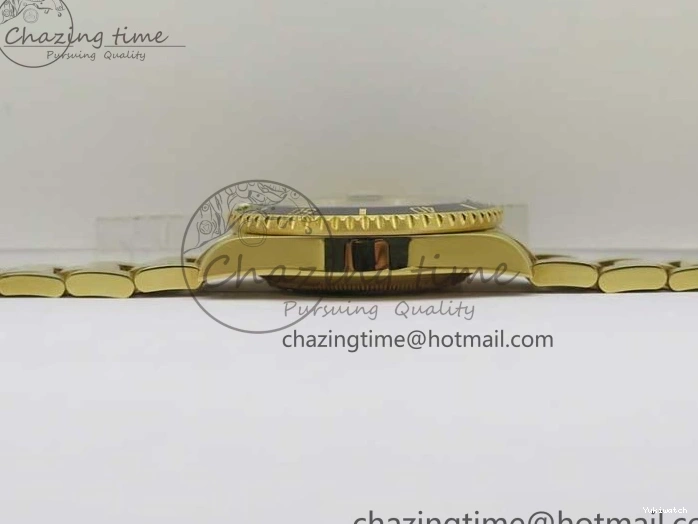 LN A2836 YG Dial Best Edition Wrapped Wrapped Bracelet Submariner Black 116618 D1F YG on 0207